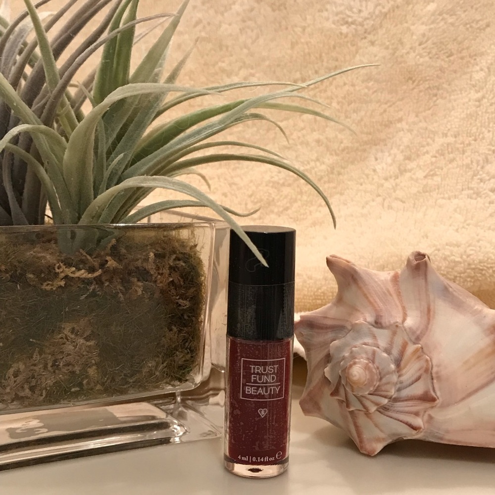 TRUST FUND BEAUTY lip gloss in EVIL GENIUS